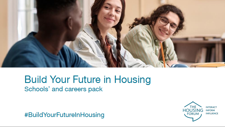 Schools and careers pack cover Cover of the Build Your Future in Housing schools and careers pack