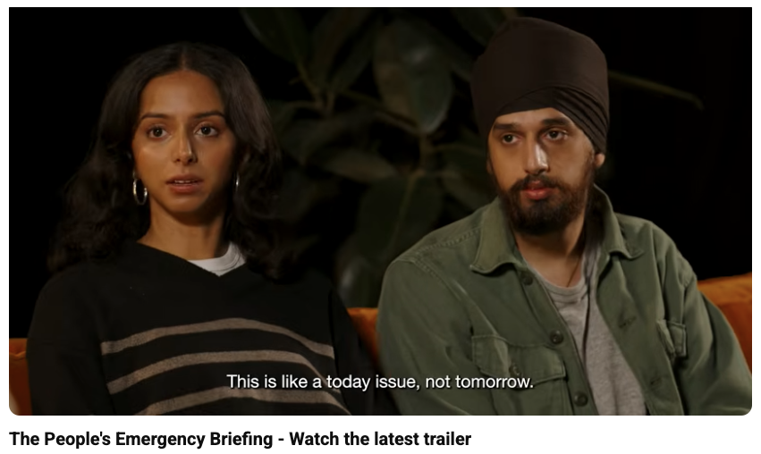 People's Emergency Briefing: This is a today issue, not tomorrow - watch below