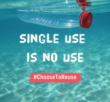 Single use is no use - plastic in the sea image Single use is no use - plastic in the sea image