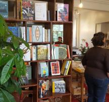 Bookshelves in The Margate Bookshop