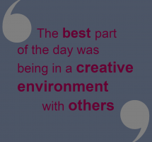 volunteer testimonial volunteering co-relate corelate blog zine making workshop